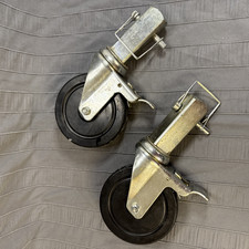 Rodas de rodízios 5" haste quadrada de bloqueio para andaimes, conjunto de 2 comprar usado  Enviando para Brazil