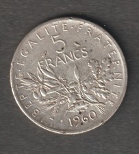 Francs argent semeuse d'occasion  Villeneuve-d'Ascq-