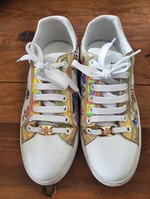 Tênis Feminino KFDBV Vinil Branco Berloque Abelha Abelhas Rainhas Floral Tamanho 8 comprar usado  Enviando para Brazil