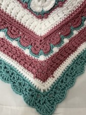 FEITO À MÃO, MENINAS, COBERTOR DE BEBÊ, BERÇÁRIO, CARRINHO, CHUVEIRO, PRESENTE DE BATIZADO comprar usado  Enviando para Brazil