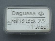 Degussa silberbarren michaelis gebraucht kaufen  Heide