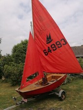 Mirror dinghy red for sale  EMSWORTH