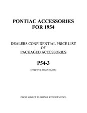 1954 pontiac oem for sale  Bryan