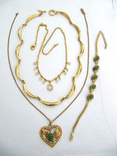 Gold plated necklaces for sale  STOCKPORT