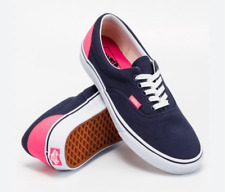 Usado, Tênis Vans Heel Pop masculino EUA 8 / Feminino EUA 9.5 cano baixo vestido azul e broche neon comprar usado  Enviando para Brazil