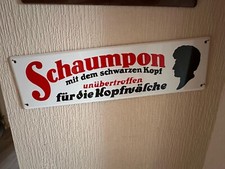 Blechschild schwarzkopf gebraucht kaufen  Niederzier