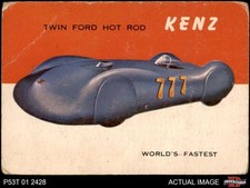 1954 Topps World on Wheels #38 Kenz Twin Ford 1.5 - JUSTO comprar usado  Enviando para Brazil