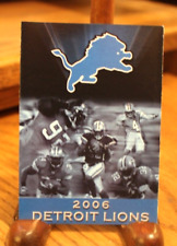 2006 Detroit Lions Pocket Schedule Tropicana Twister versão refrigerante, usado comprar usado  Enviando para Brazil