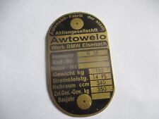 Typenschild emw r35 gebraucht kaufen  Goch