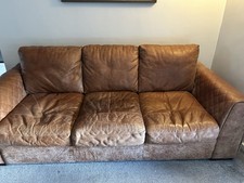 italian leather sofa set for sale  WALSALL
