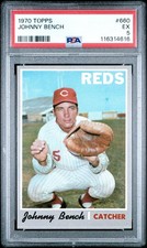1970 Topps JOHNNY BENCH #660 PSA 5 EX comprar usado  Enviando para Brazil