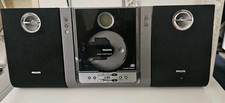 CD player PHILIPS Micro System MC235B música FM/AM montável na parede - preto retrô comprar usado  Enviando para Brazil