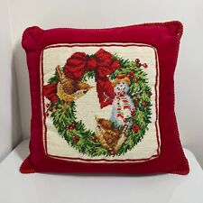 Holiday needlepoint accent for sale  Missouri Valley