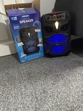 Karaoke speaker microphone for sale  CHESTERFIELD