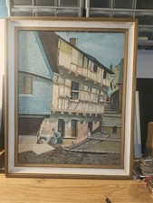 Ancienn peinture huile d'occasion  Saint-Saëns