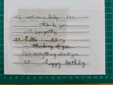 Silikon stempel texte gebraucht kaufen  Velbert