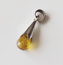 Pendentif citrine argent d'occasion  Digne-les-Bains