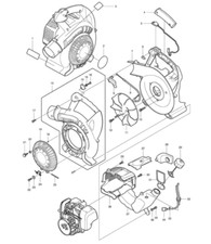 Makita bhx2500 24.5cc for sale  SOUTH BRENT