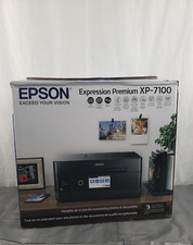 Nova impressora digitalizadora fotocópia colorida jato de tinta sem fio Epson Premium XP-7100 80% comprar usado  Enviando para Brazil