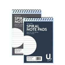 Spiral notepads pack for sale  ROMNEY MARSH