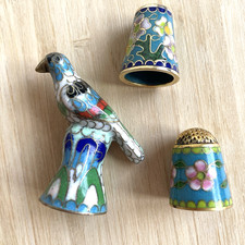 Cloisonné enamel thimble for sale  Erie