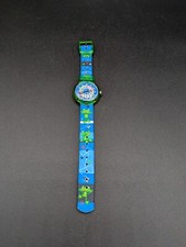 Relógio infantil Flik-Flak Swatch infantil Quak Time FBNP058 sapo azul e verde comprar usado  Enviando para Brazil