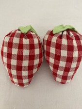 Stoff erdbeeren genäht gebraucht kaufen  Gaggenau