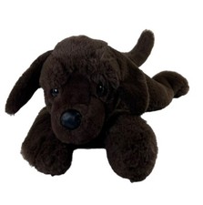 FAO Schwarz bicho de pelúcia realista chocolate labrador cachorro de laboratório 17"" comprar usado  Enviando para Brazil