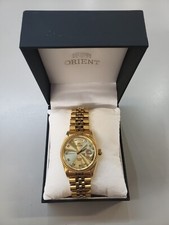 Relógio de pulso masculino Orient automático safira data do dia PRESIDENT na caixa original comprar usado  Enviando para Brazil