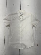 Camisa masculina Calvin Klein branca manga curta com botões tamanho pequeno comprar usado  Enviando para Brazil