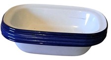 Vintage enamel oblong for sale  LONDON