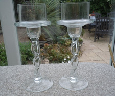 Pair candle tea for sale Pair candle tea for sale  LEICESTER