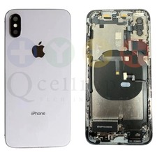 Capa traseira branca prata iPhone XS substituição vidro traseiro original grau C comprar usado Capa traseira branca prata iPhone XS substituição vidro traseiro original grau C comprar usado  Enviando para Brazil