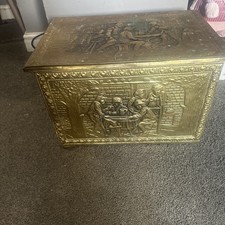 Vintage brass fireside for sale  BARNSLEY