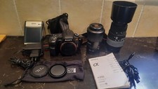 Câmera Digital DSLR Sony Alpha A200 10.2MP com 70-300mm e Kit Lente Sony 18-70mm comprar usado  Enviando para Brazil
