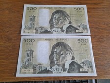 Suite billet 500 d'occasion  Sartrouville
