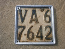 Itália Varese Década De 1950 motocicleta ou Ciclomotor # Virginia 67642 Placa & Armação De Metal comprar usado  Enviando para Brazil