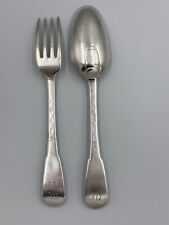 Antique silver cutlery d'occasion  Expédié en Belgium