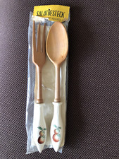 Salatbesteck vintage echt gebraucht kaufen  Schwerin-Umland VIII