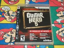 SOMENTE ESTOJO/MANUAL - Guitar Hero 5 (PlayStation 3) PS3 autêntico/oficial vazio comprar usado  Enviando para Brazil