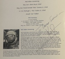 Neil armstrong signed for sale  Austin