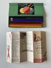 Usado, Lápis aquarela vintage Eberhard Faber mongol colorido indelével #942 conjunto de 7 comprar usado  Enviando para Brazil