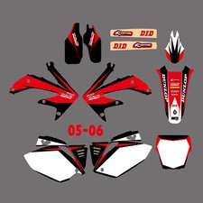 Kit de adesivos gráficos decalques para Honda CRF450R CRF450 CRF 450R 450 2005-2006, usado comprar usado  Enviando para Brazil