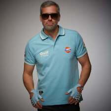 Camisa polo Grandprix Originals vintage Gulf azul claro comprar usado  Enviando para Brazil