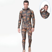 Spandex pesca submarina casal camuflagem pele uma peça proteção UV homens mulheres surf comprar usado  Enviando para Brazil
