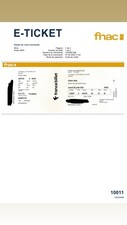 Billets concert d'occasion  Nancy-