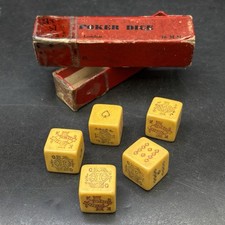 Poker dice butterscotch for sale  CULLOMPTON