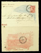 Usado, SEPHIL BRASIL 1892 CASA DA MOEDA 80rs PS CARTÃO CARTA COM CANCELAMENTO FEDERAL CAPITAL comprar usado  Enviando para Brazil