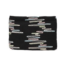 Candy Color Cosmetic Bag Portable Embroidered Ladies Trip Storage Bag (Black), usado comprar usado  Enviando para Brazil