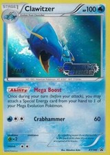 Clawitzer - XY146 - Pokemon XY Promo STAFF pré-lançamento cartão holográfico raro quase perfeito, usado comprar usado  Enviando para Brazil
